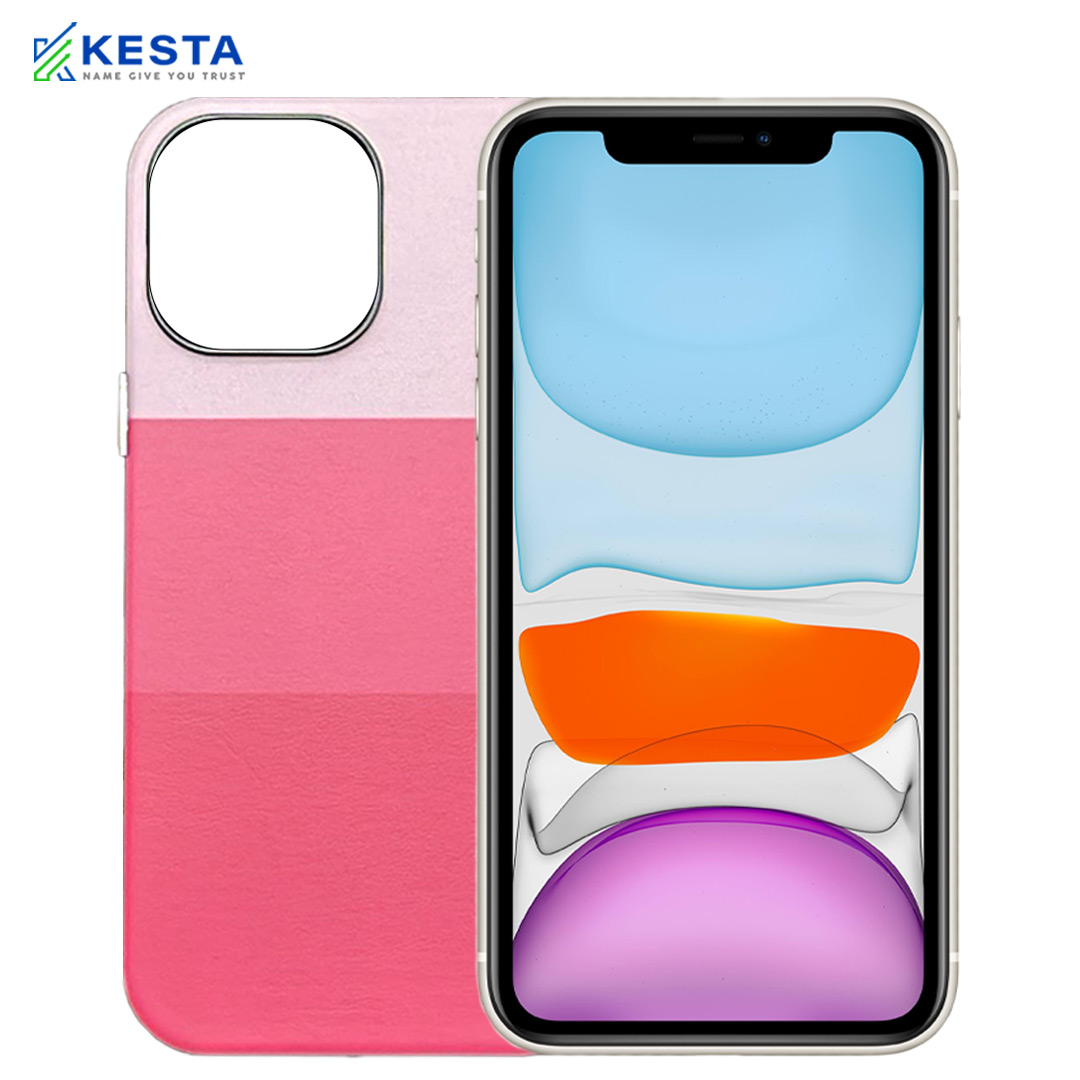 iPhone 11 Tri Color Pink Case